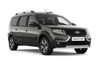 Защита переднего бампера одинарная Ø51мм (НПС) LADA Largus 2021-/ LADA Largus Сross 2021-s 2021- (LLA220202)