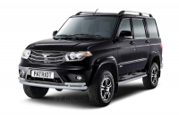 Защита порогов окантовка Ø51мм (ППК) UAZ Patriot 2014-