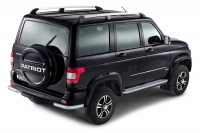 Защита порогов с алюм. площадкой Ø51мм (ППК) UAZ Patriot 2014-