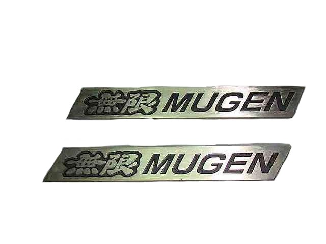 Шильдики Honda Civic 4D MUGEN Style (2007 г. выпуска) для спойлера (2 шт)