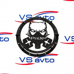 Грили объемные VS-AVTO "Бульдог в противогазе"