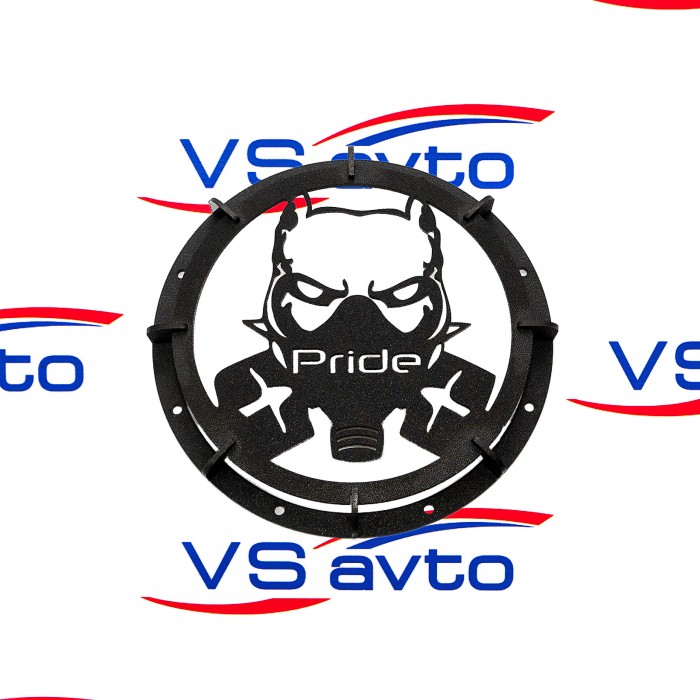 Грили объемные VS-AVTO "Бульдог в противогазе"