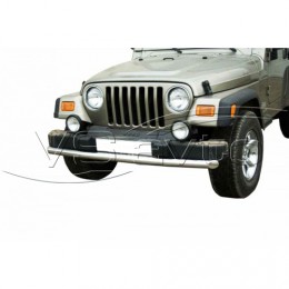 Защита ПЕРЕДА "Труба" нерж. (d.63,5) JEEP Wrangler (арт. 0634 Н)