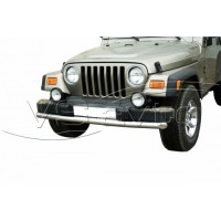 Защита ПЕРЕДА "Труба" нерж. (d.63,5) JEEP Wrangler (арт. 0634 Н)