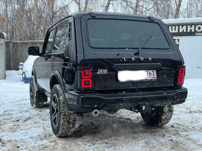 Бампер задний "Рейнджер" для Niva 2131, 2121, Urban