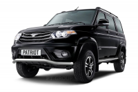 Защита переднего бампера Ø63мм "Волна" (НПС) UAZ Patriot 2014-