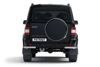 Защита заднего бампера угловая Ø63мм (ППК) UAZ Patriot 2014-