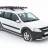 Защита переднего бампера одинарная Ø51мм (НПС) LADA Largus Cross 2015-