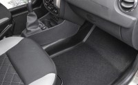 Накладки на ковролин тоннельные передние (2 шт) (ABS) LADA Largus 5/7 мест 2021-