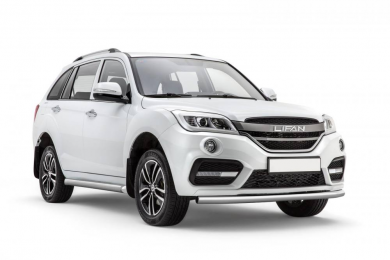 Защита переднего бампера одинарная Ø63 мм (НПС) LIFAN X60 с 2017 (14010103)