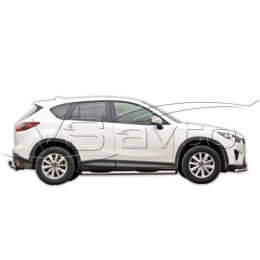 Защита ПОРОГОВ «Труба с проступью» d76 Mazda CX-5 ОКРАШ арт 1740 К