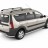 Защита порогов с алюм. площадкой Ø51мм (НПС) LADA Largus Cross 2015- (LLC220302)