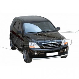 Защита ПЕРЕДА «Труба» нерж. (d63,5) KIA SORENTO LX (арт. 0625 Н)