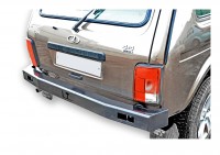 Бампер задний силовой Нива 21214 и Lada Urban 4x4 (арт. 0384)