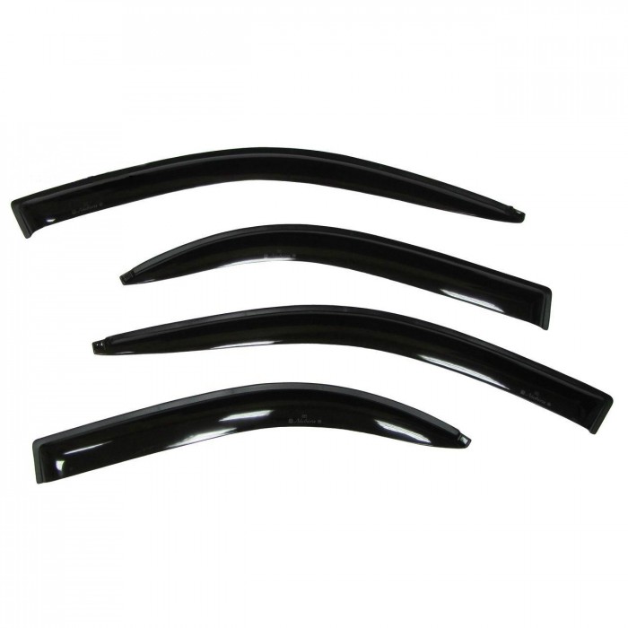 Дефлекторы (ветровики) дверей Voron Glass серия CORSAR Volkswagen Golf V 2003-2009/Golf VI 2009-2014 /хетчбек/накладные/скотч/к-т 4шт./