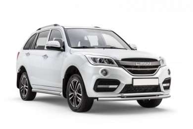 Защита переднего бампера двойная Ø63/51 мм (НПС) LIFAN X60 с 2017 (14010104)