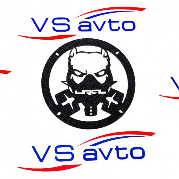 Грили для динамиков VS-AVTO Бульдог в противогазе 3