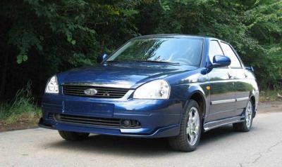 Юбка (спойлер) переднего бампера Тюнинг "CREDO mini" ВАЗ 21703 Приора