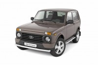 Защита порогов с алюм. площадкой Ø51мм (НПС) LADA "4х4 2121" 1995-/ "4x4 URBAN" 2015- (LNI220301)