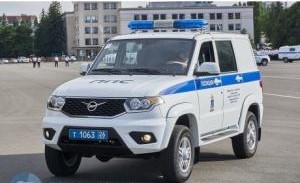 Коврики EVA на UAZ PATRIOT (люкс) Спецавто полиция 2019