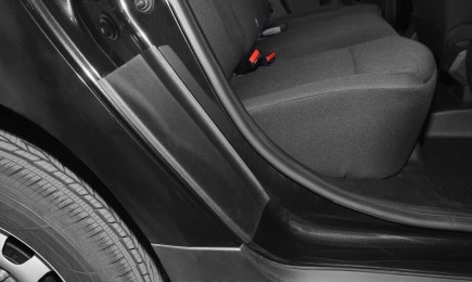 Накладки в проёмы задних дверей на арки (ABS) (2шт) Renault DUSTER с 2021