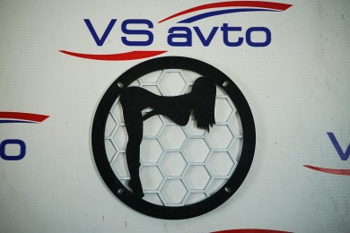 Грили двухслойные для динамиков 16 см VS-AVTO Девушка 1 белая
