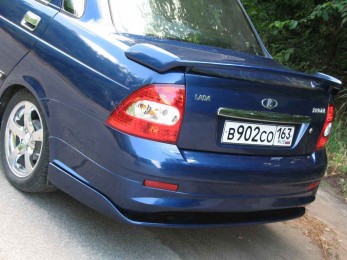 Юбка (спойлер) заднего бампера Тюнинг "CREDO mini" ВАЗ 21703 Приора