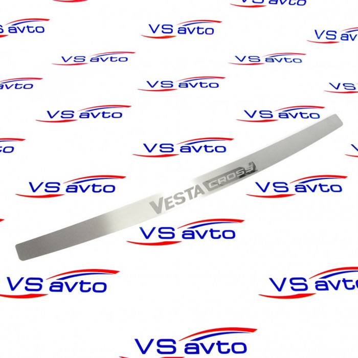 Накладка на задний бампер (НПС) Vesta SW Cross 2017- 2022 (LSC221301)