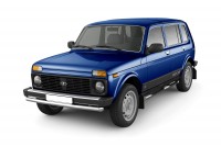 Защита порогов с накладками Ø63мм (НПС) LADA "4х4 2131" 1995- (LNU220302)