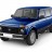 Защита порогов с накладками Ø63мм (НПС) LADA "4х4 2131" 1995- (LNU220302)