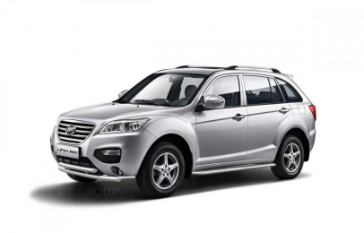 Защита порогов с алюминиевой площадкой Ø51мм (НПС) LIFAN X60 с 2012 (14010202)