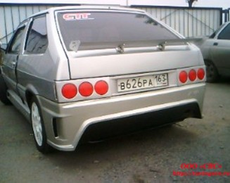 Бампер стеклопластиковый задний "AVR Sport" ВАЗ 2113, 2114