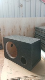 Короб под 12" сабвуфер, 49 литров, на трубе (100ммх220мм), двойная стенка