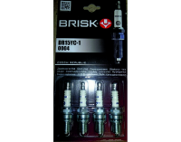 Комплект свечей зажигания (1.0) (16-ти клап. ДВС) DR15YC-1 BRISK ВАЗ 2112 (21120370701003)
