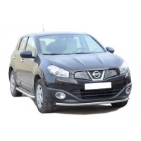 Защита ПЕРЕДА «Труба» d51 Nissan QASHQAI ОКРАШ