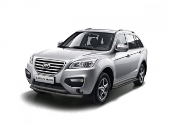 Защита переднего бампера двойная Ø63/51 мм (ППК) LIFAN X60 2012-2016