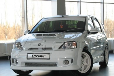 Воздухозаборник (накладка на капот) Тюнинг "Renault Logan Power DM"
