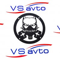 Грили для динамиков VS-AVTO Бульдог в противогазе 2