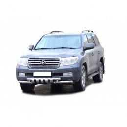 Защита ПЕРЕДА «Труба двойная Люкс» (d63,5) Toyota Land Cruiser 200 (арт. 1897 K)