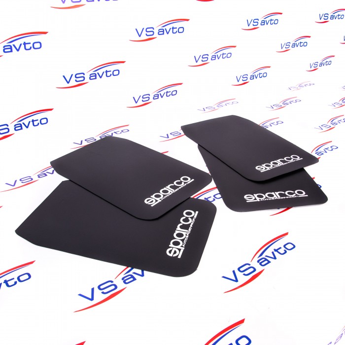 Брызговики Sparco (большие) чёрные
