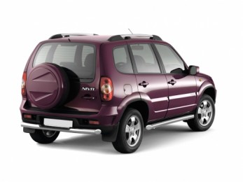 Защита порогов вогнутая Ø76мм (НПС) CHEVROLET Niva 2009-2020/ LADA Niva 2020-/ LADA Niva Travel 2021- (LNV220302)