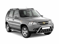 Защита порогов с алюм. площадкой Ø51мм (НПС) CHEVROLET Niva 2009-2020/ LADA Niva 2020-/ LADA Niva Travel 2021- (LNV220303)