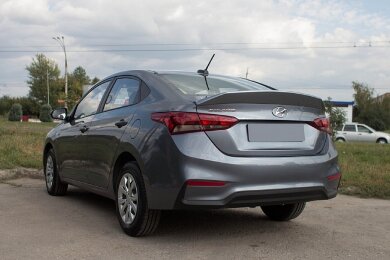 Спойлер широкий Hyundai Solaris 2 седан (0029)