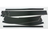 Накладки стоек наружные ЛЮКС 2191 Лада Гранта Liftback 