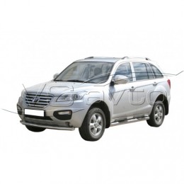 Защита ПЕРЕДА «Труба» нерж. (d63.5) LIFAN X60 (арт. 1715 Н)