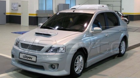 Пороги к-т Тюнинг "Renault Logan Power DM 2"