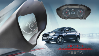 Щиток комбинации приборов (крашеный) Lada Vesta (продается только с комбинацией приборов)