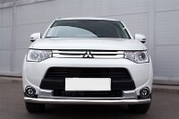 Защита ПЕРЕДА «Труба» (d63,5) Mitsubishi OUTLANDER (арт. 1823 Н)