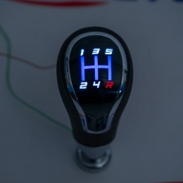 Ручка КПП в стиле ВЕСТА с синей LED-подсветкой (Гранта, Калина-2, Приора-2, Веста, X-RAY, НИВА Урбан)