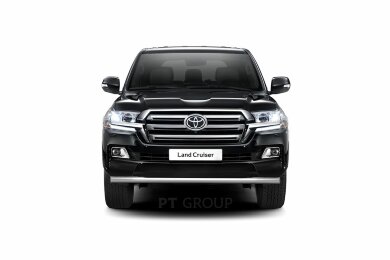 Защита переднего бампера одинарная Ø63мм (НПС) TOYOTA LAND CRUISER 200 2014- (TLC220204)
